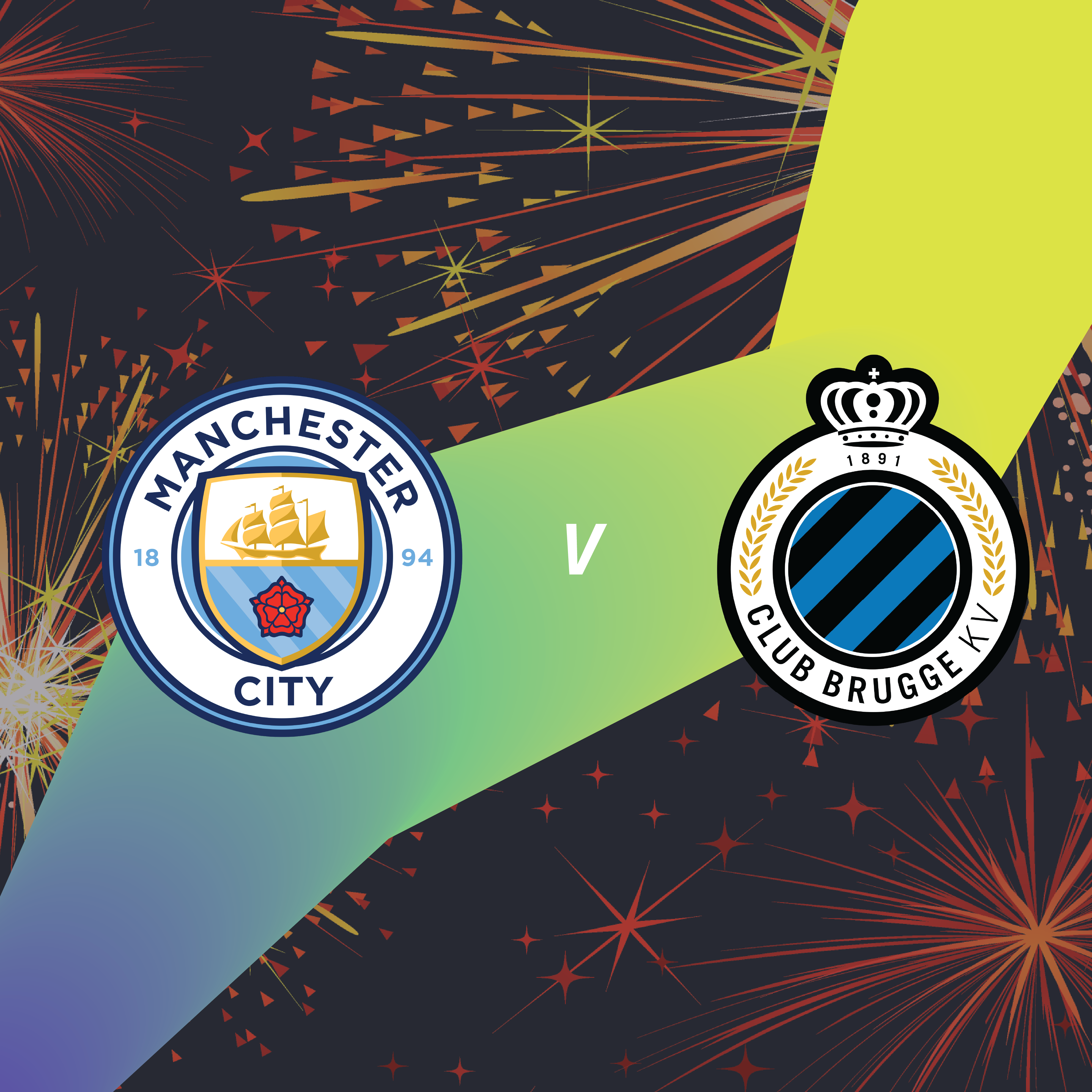 Man City v Club Brugge (Ticket & Uber)